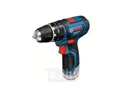 Аккум. ударная дрель-шуруповерт BOSCH GSB 10,8-2-LIH в кор. (10.8 В, БЕЗ АККУМУЛЯТОРА, 2 скор., 30 Нм, шурупы до 7 мм, сверление в металле до 10 мм) (