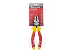 Плоскогубцы комбинированные, Insulated, 180мм, двухкомпонентные рукоятки MATRIX PROFESSIONAL 16903