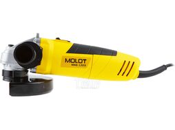 УШМ (болгарка) одноручная MOLOT MAG 1209 в кор. (850 Вт, диск 125х22 мм, без регул. об.)