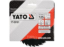 Диск фреза унив. по дереву для УШМ 125мм Yato YT-59161