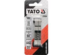 Резьбомер метрический и Витворта Yato YT-29984