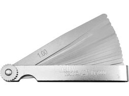 Щупы измерительные (диапазон 0,02-1мм) L100мм (17шт) Yato YT-7220