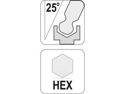 Ключ c T-образной ручкой с шариком HEX 5.0мм 17х92х140мм Yato YT-05590