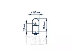 Автолампа (173283000) д/грузовых а/м (173283, 10шт./кор.) R10W 24V 10W BA15s HEAVY DUTY NARVA 17328