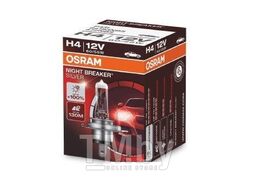 Лампа OSRAM Night Breaker Silver (H4) 12V 60/55W P43t +100% света 64193NBS