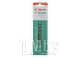 Сверло HAMMER Flex 202-506 DR CO 3,50мм*70мм кобальт M35, DIN338, HRC65-70 2шт 59140