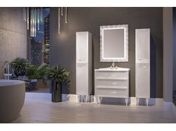 Зеркало 1Марка Lumier 65x85 / У72505 (белый)