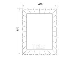 Зеркало 1Марка Lumier 65x85 / У72505 (белый)