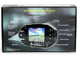 Автомобильный видеорегистратор AdvoCam FD Black DUO