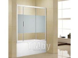 Стеклянная шторка для ванны Aquanet Practic 150 / 243611 (прозрачное стекло)