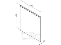 Зеркало Aquanet Nova Lite 75 / 242271 (белый глянец)