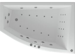 Ванна акриловая Aquatek Оракул 180x25 R (с гидромассажем и экраном)