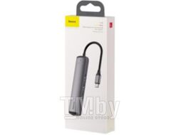 USB-хаб Baseus Mechanical Eye 6в1 / CAHUB-J0G