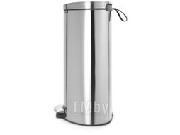 Мусорное ведро Brabantia FlatBack+ с защитой от отпечатков / 482021 (40л, стальной матовый)