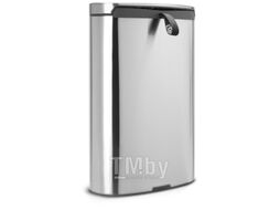 Мусорное ведро Brabantia FlatBack+ с защитой от отпечатков / 482021 (40л, стальной матовый)