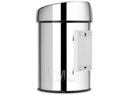 Мусорное ведро Brabantia Touch Bin / 363962 (3л, стальной полированный)