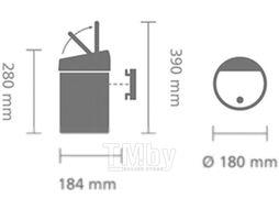 Мусорное ведро Brabantia Touch Bin / 363962 (3л, стальной полированный)