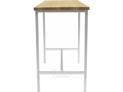 Обеденный стол Buro7 Большой Классика 118x64x106 (дуб натуральный/белый)
