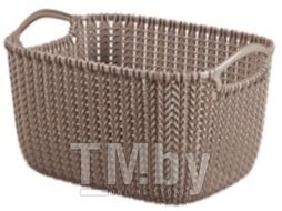 Корзина Curver Knit S 03674-X59-00 / 226167 (коричневый)