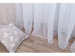 Гардина Delfa СТШ Voile W191/70000 (400x250, белый)