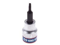 Насадка (бита) торцевая KING TONY 3/8", TORX, T10, L = 50 мм, с отверстием 302710