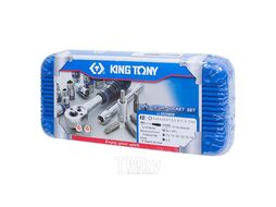 Набор торцевых головок с принадлежностями KING TONY 1/4", шестигранные, 4-13 мм, 25 предметов 2525MRE