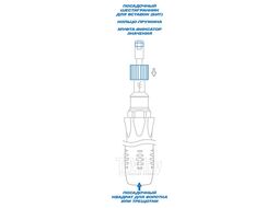 Динамометрическая отвертка KING TONY серии "BIT", 1/4", 1.5-6.5 Нм 34111-2DG