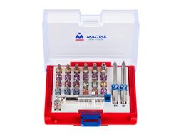 Набор вставок (бит) 1/4", TORX, HEX, PZ, PH, SLOT, 28 предметов МАСТАК 058-11028C
