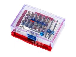 Набор вставок (бит) 1/4", TORX, HEX, PZ, PH, SLOT, 28 предметов МАСТАК 058-11028C