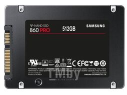 SSD-накопитель SAMSUNG 860 PRO, 512GB MZ-76P512BW