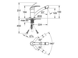 Смеситель для кухни Grohe Alira 32997SD0 (32997SD0)