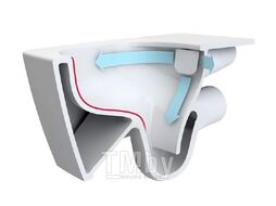 Унитаз подвесной Vitra V-Care Comfort (5674B003-6194)