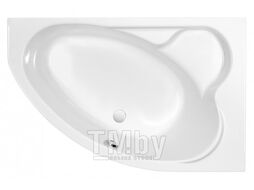 Ванна акриловая асимметричная Cersanit Kaliope 153x100 с ногами правая S301-025
