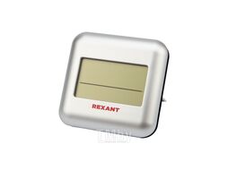 Термометр электронный с часами и беспроводным выносным датчиком REXANT S3341BF
