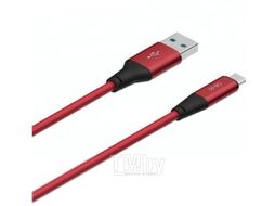 Кабель Celebrat CB-05 MicroUSB (1м, красный)