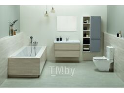 Ванна акриловая Cersanit Crea 160x75 / P-WP-CREA-160NL (без ножек)
