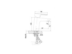 Смеситель Cersanit Cersania 63030