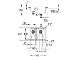 Мойка кухонная GROHE 31576SD1