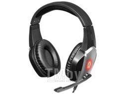 Наушники-гарнитура Defender X-Skull / 64585 (черный/серый)