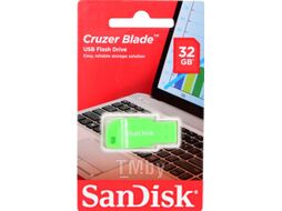Usb flash накопитель SanDisk Cruzer Blade Electric Green 32GB (SDCZ50C-032G-B35GE)