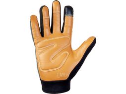 Перчатки виброзащитные из кожи, р-р 10/XL, черно-желтые, JetaSafety (JETA SAFETY)
