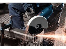 УШМ (болгарка) двуручная BOSCH GWS 22-180 H в кор. (2200 Вт, диск 180х22 мм, без регул. об.) (0601881103)