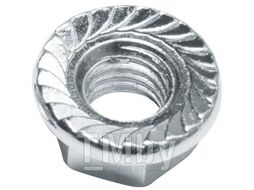 Гайка М10 с фланцем, цинк, кл.пр. 6, DIN 6923 (250 шт в карт. уп.) STARFIX