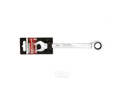 Ключ комбинированный трещоточный, 15мм, CrV, зеркальный хром MATRIX PROFESSIONAL 14808