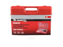 Набор инструментов, 1/4", 1/2", 94 предмета Matrix 13580