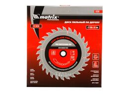 Пильный диск по дереву, 230 х 32мм, 24 зуба + кольцо 30/32 MATRIX Professional 73229