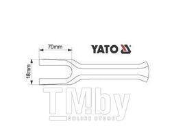 Съёмник рулевых тяг 200х70х18мм Yato YT-0615
