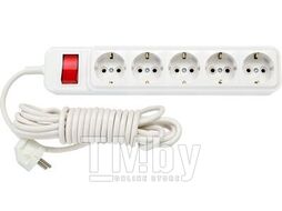 Удлинитель бытовой 3,5м (5 роз., 2.5кВт, с/з, ПВС 3х1) Bylectrica