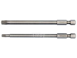 Биты TORX sec. T20, T30 1/4"х100мм (2шт) S2 HRC58-62 Yato YT-0492