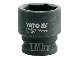 Головка торцевая ударная 1/2" 6гр. 25мм L43мм CrMo Yato YT-1015